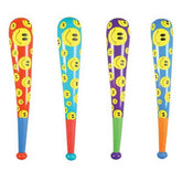 Smile Baseball Bat Inflate Kids Toys In Bulk- Assorted